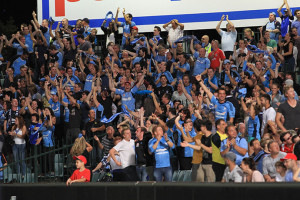 Passionate Sydney FC fans